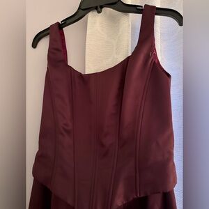 Scott McClintock Rich Burgundy Dress